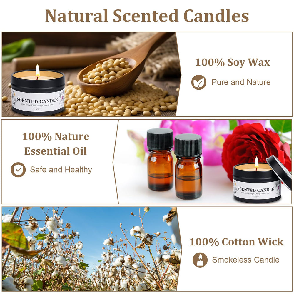 KIYTARBOO Vanilla candle provides warm, cozy atmosphere