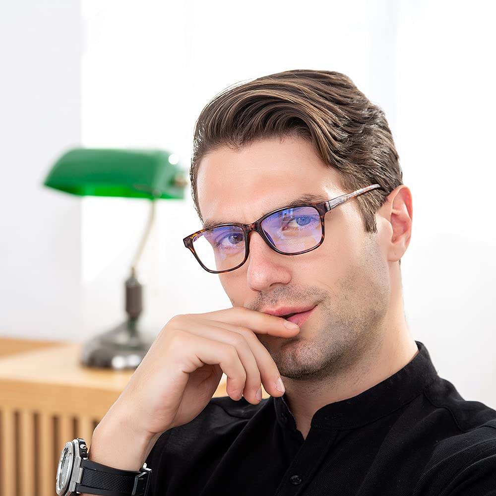 K KENZHOU blue light glasses suitable for bedtime use to reduce screen glare.