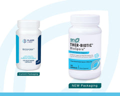 BioSpora capsules close-up, convenient daily capsule for digestive comfort.