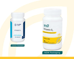 Klaire Labs D3 capsules in clear view highlighting hypoallergenic formula