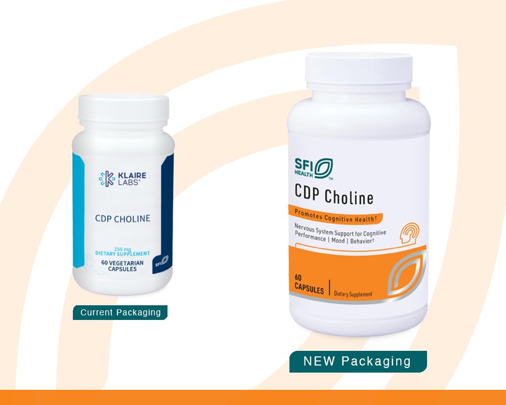 SFI Health Klaire Labs CDP Choline capsules for memory and focus
