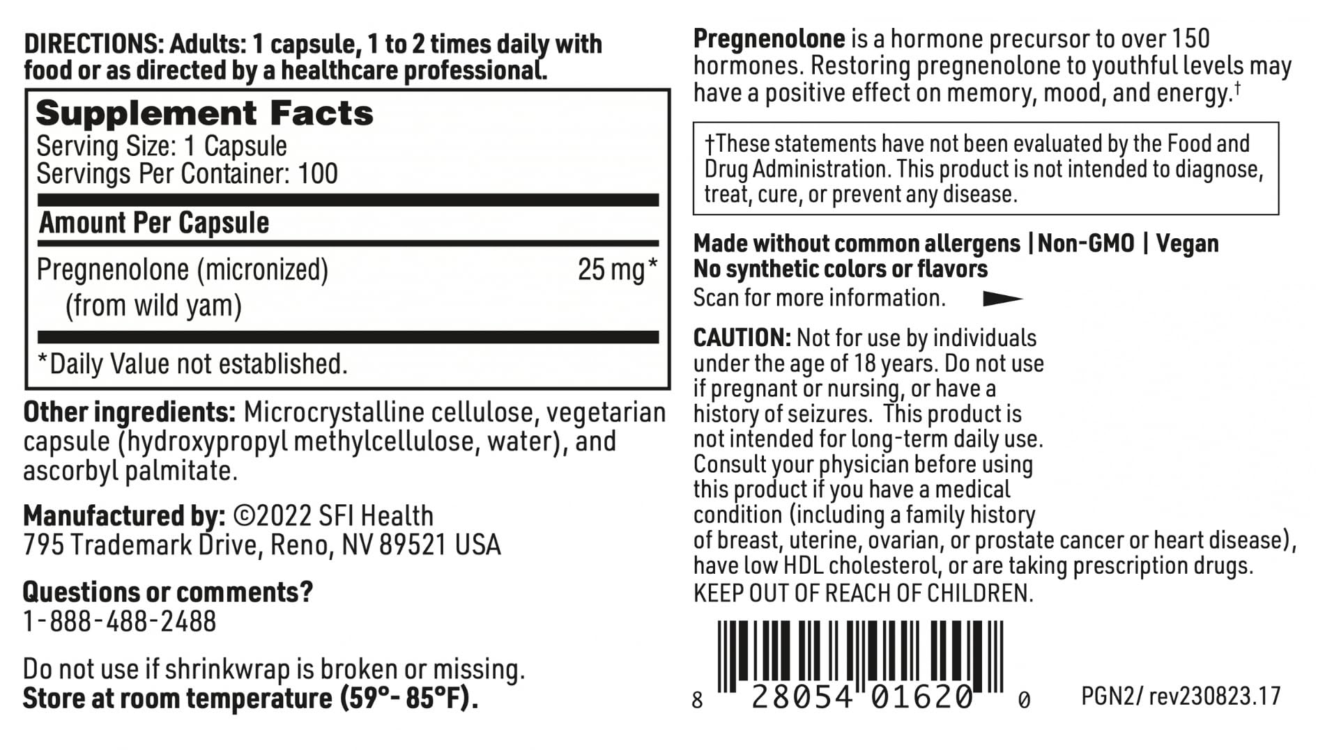 Close-up cap emphasizing tamper-evident seal and freshness.