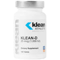 Klean Athlete Klean-D 25 mcg (1,000 IU) Vitamin D Supplement | Targeted Indoor Training Support | NSF Certified for Sport | 100 Tablets