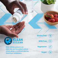 Klean Athlete Klean Magnesium label with NSF Certified for Sport.