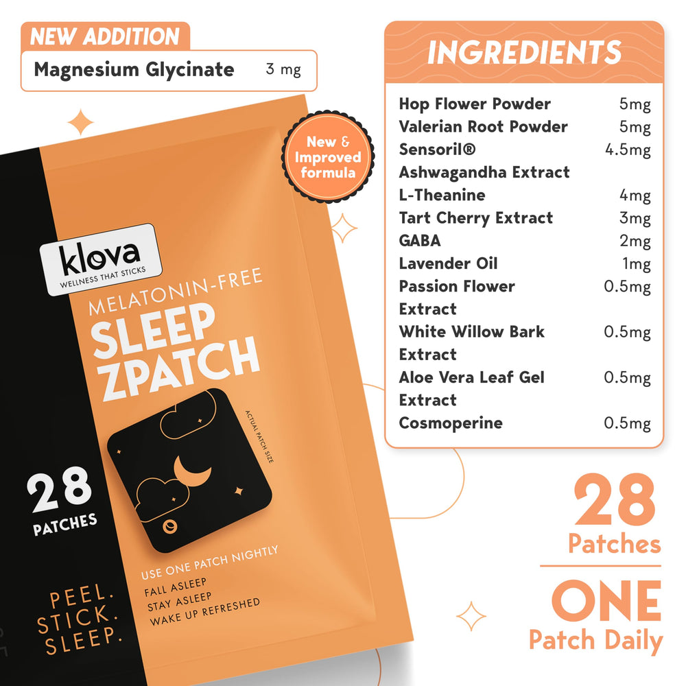 Klova ingredients closeup featuring Ashwagandha and Valerian