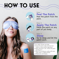 Klova ZSleep patch on foot for discreet overnight use.