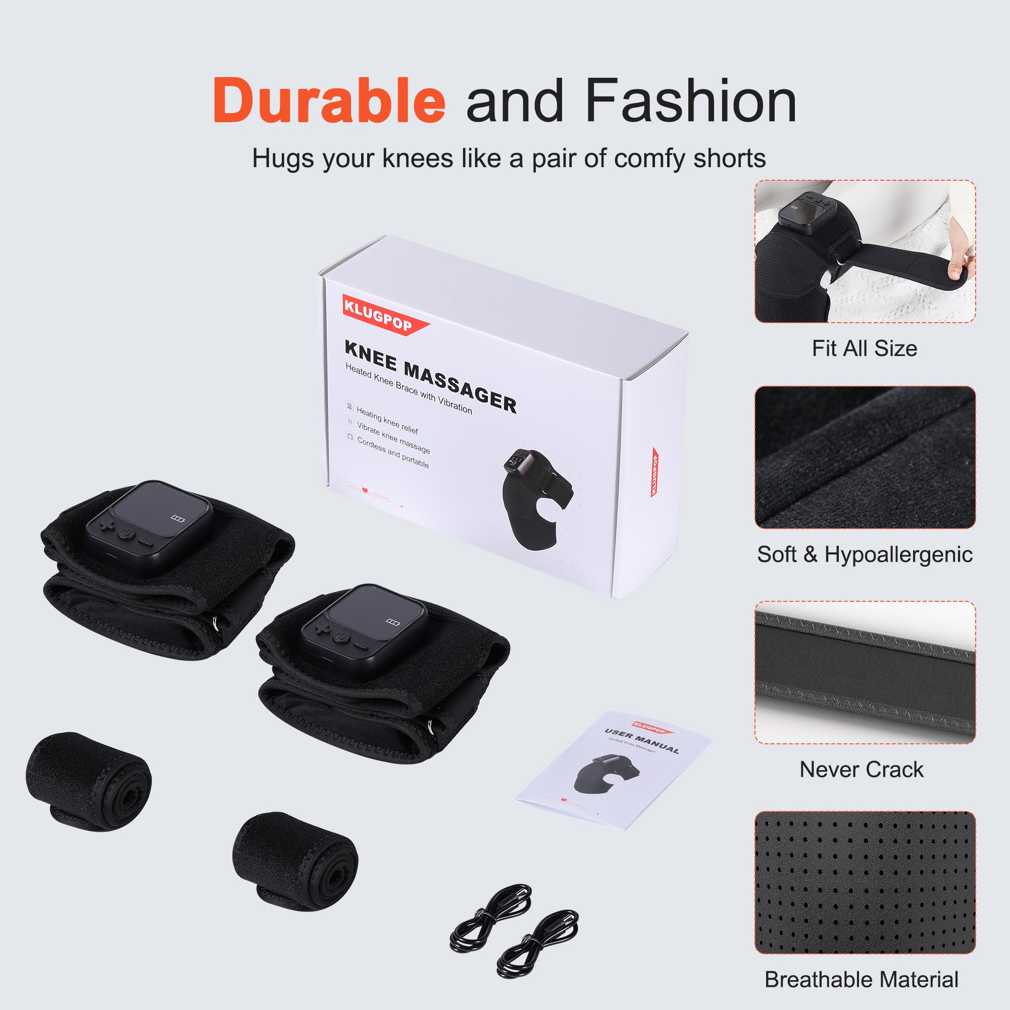 KlugPop case-ready design fits in bag for travel.