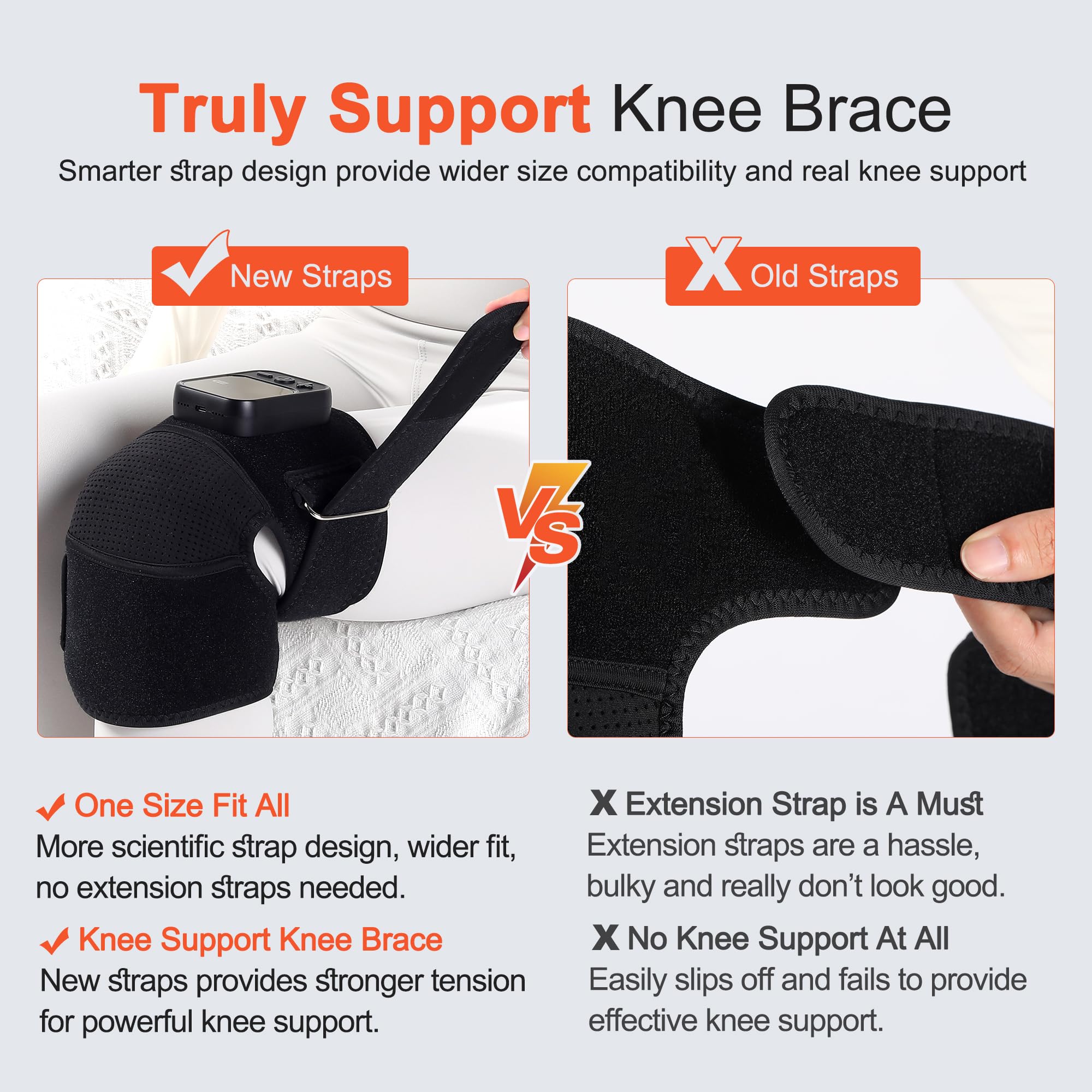 Cordless design lets you move freely while massaging