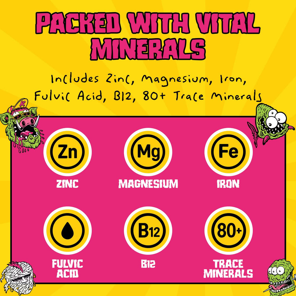 KLUNK! Shilajit Gummies minerals zinc magnesium iron support performance