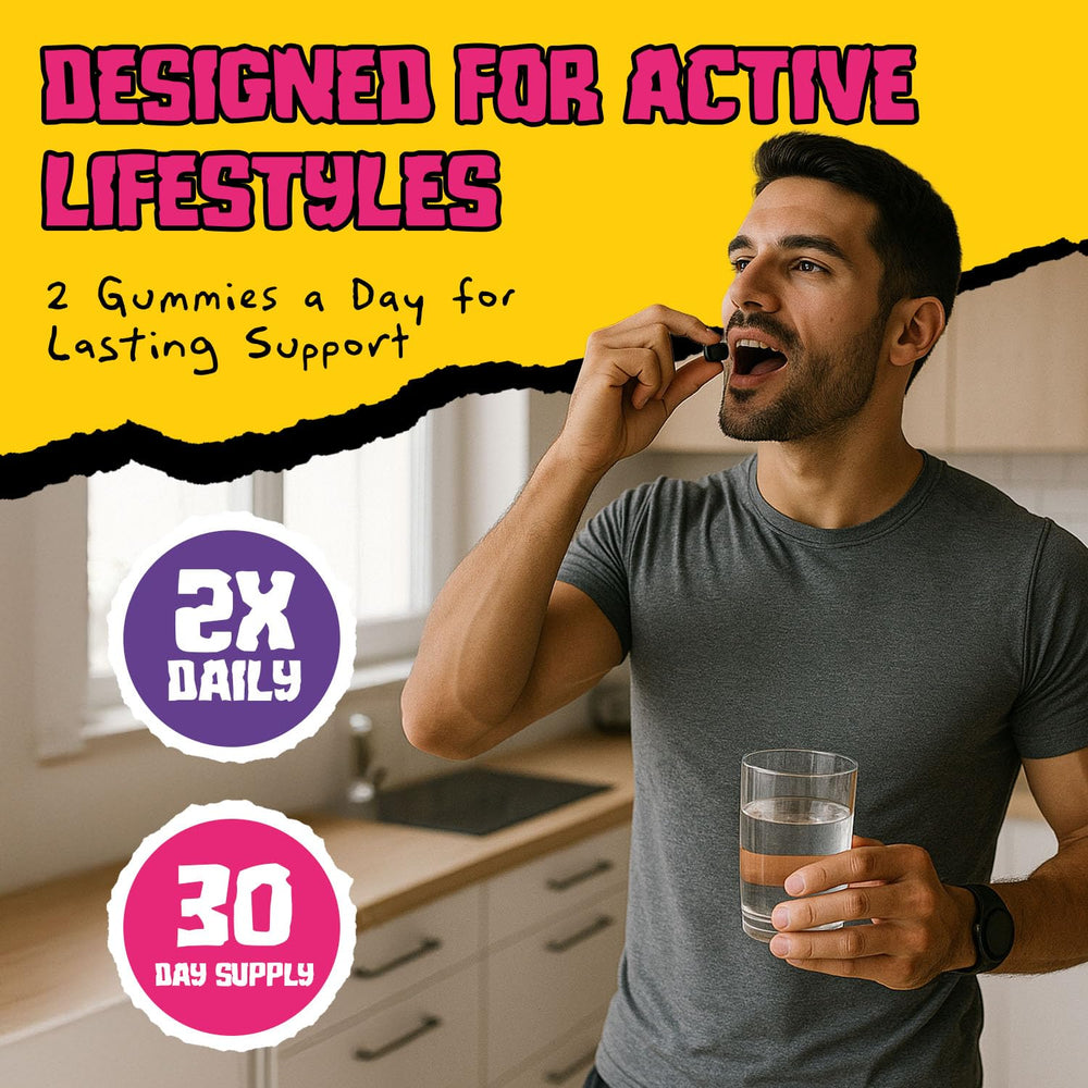 KLUNK! Shilajit Gummies raspberry energy pre-workout for focus