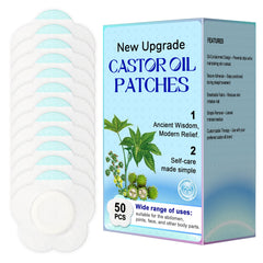 KMLWXD Castor Oil Patches pack 50pcs for easy daily use