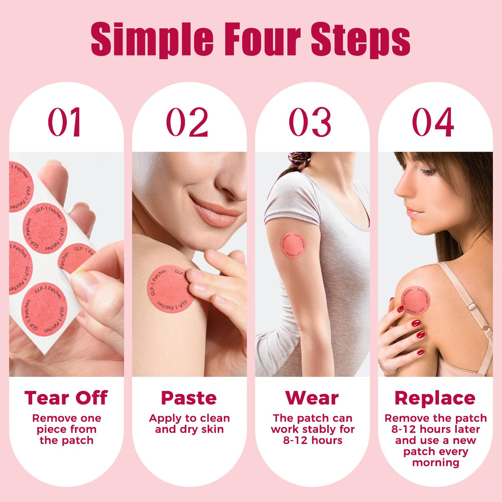 KMLWXD GLP-1 patch supports steady daily wellness throughout the day.