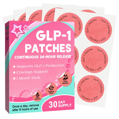 KMLWXD GLP-1 patch 30-count box ready for daily use.