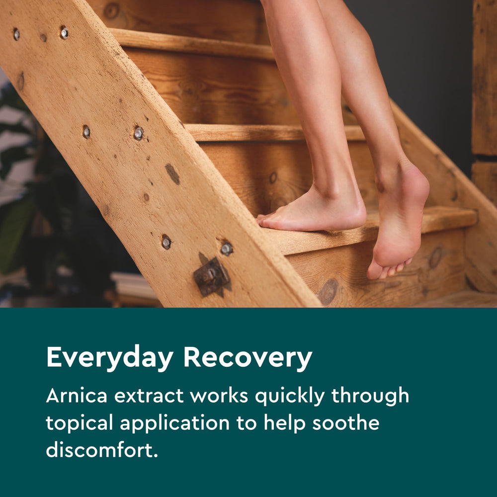 Kneipp Arnica massage oil label highlighting vegan formula
