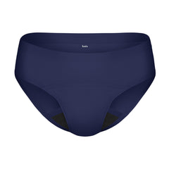 KNIX Midnight packshot of leakproof bikini for comfortable, reusable wear.