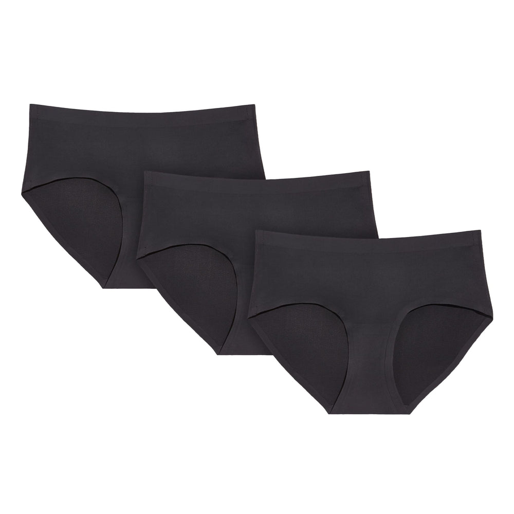 KNIX Super Leakproof Boyshort black pack 3 – front view, discreet daily wear