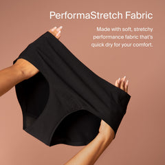 KNIX lifestyle portrait emphasizes comfortable fit and confident silhouette
