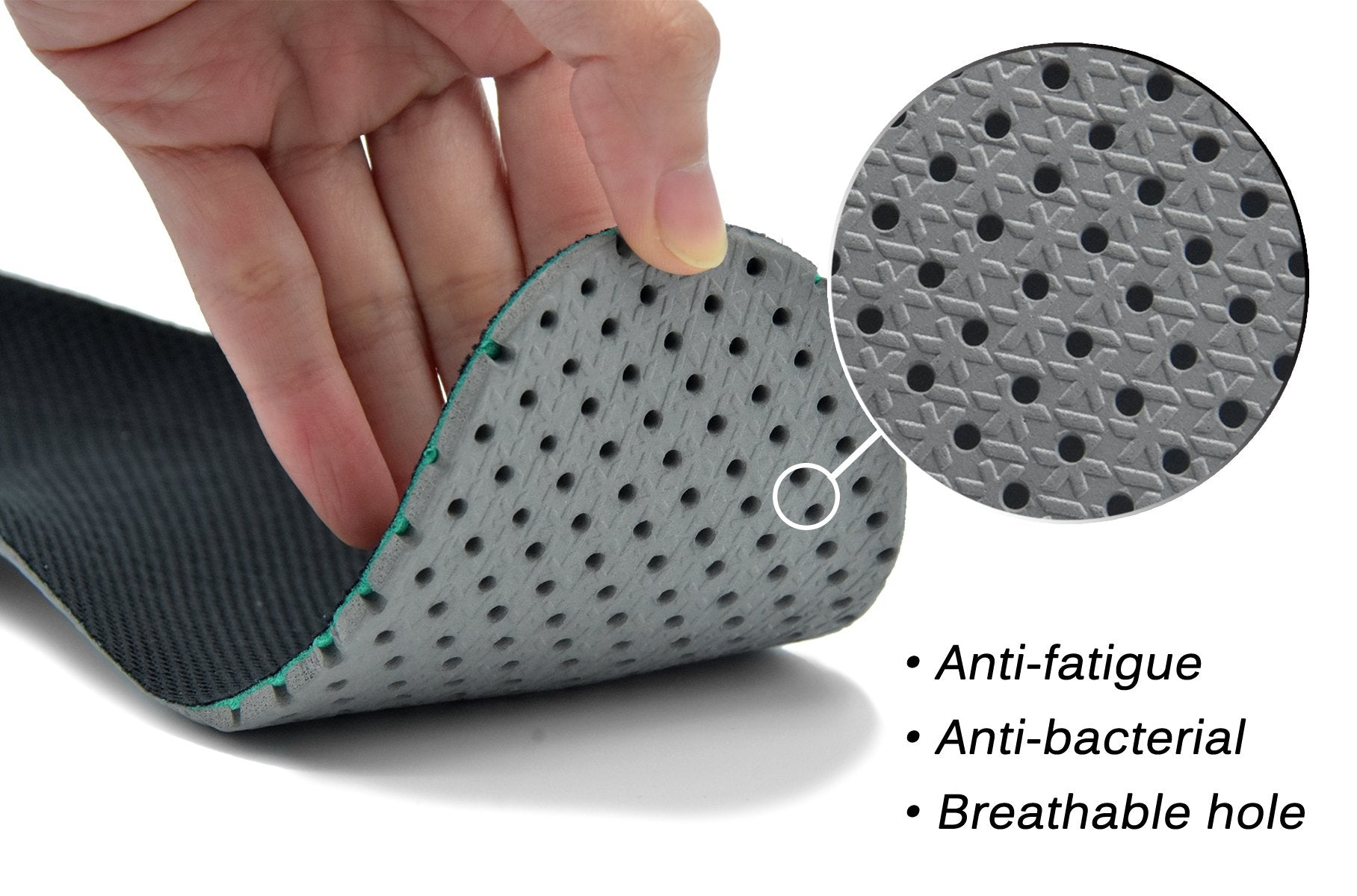 Knixmax plantilla ultra delgada con amortiguación para ajuste cómodo
