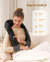 KNQZE 4D deep kneading nodes deliver professional-like pressure for sore areas
