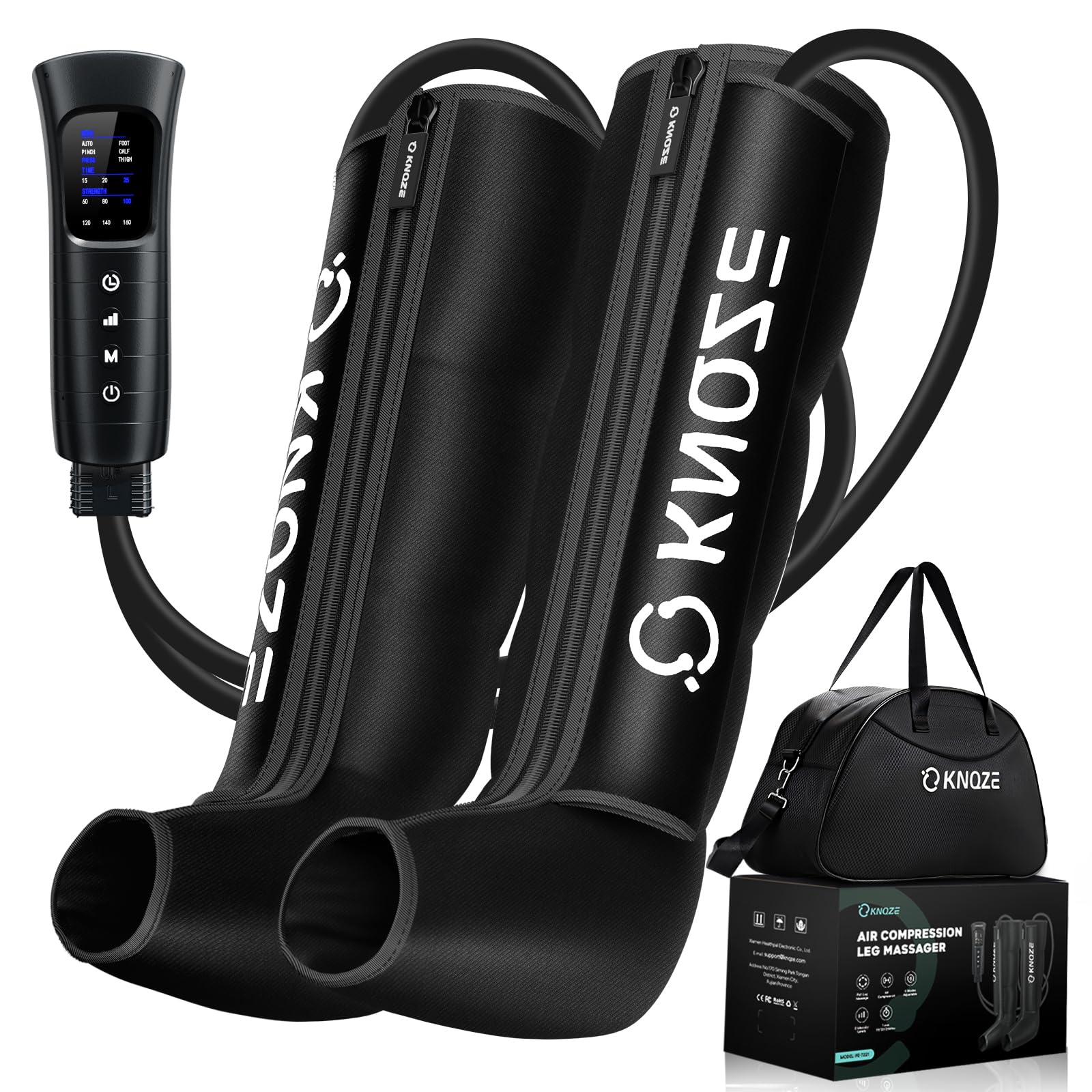 KNQZE foot and leg recovery boot focus, easing post-workout soreness.