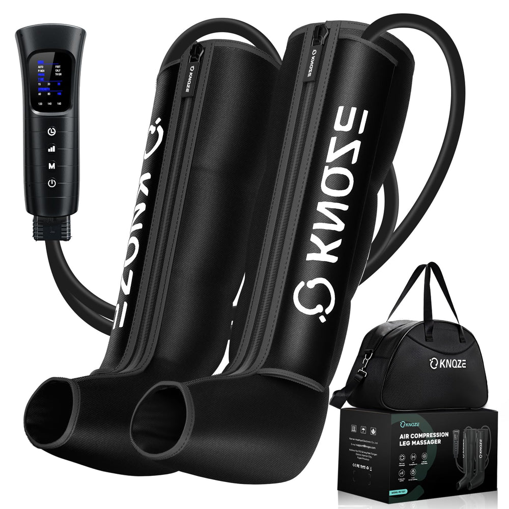 KNQZE foot and leg recovery boot focus, easing post-workout soreness.