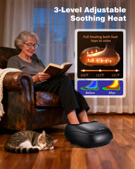 KNQZE 3-kneading massage targets arches and heels for relaxation.