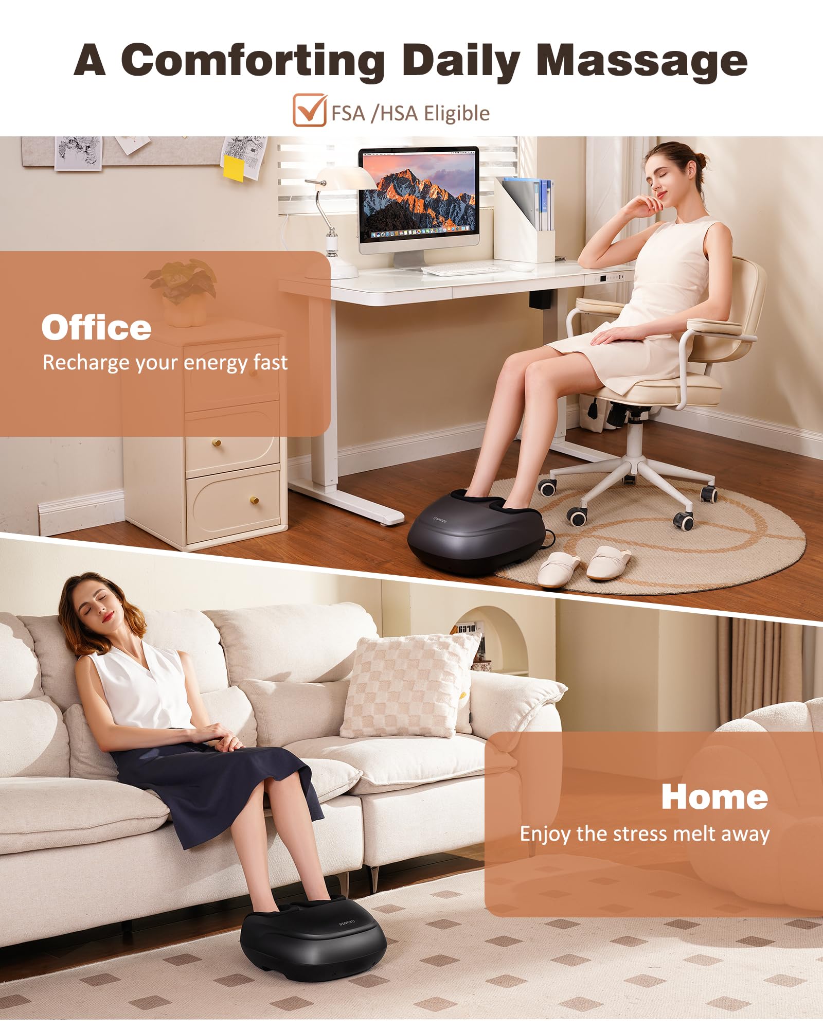 KNQZE anti-slip base keeps stability during use.