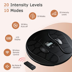 KNQZE foot massager LCD display for quick, at-a-glance adjustments.
