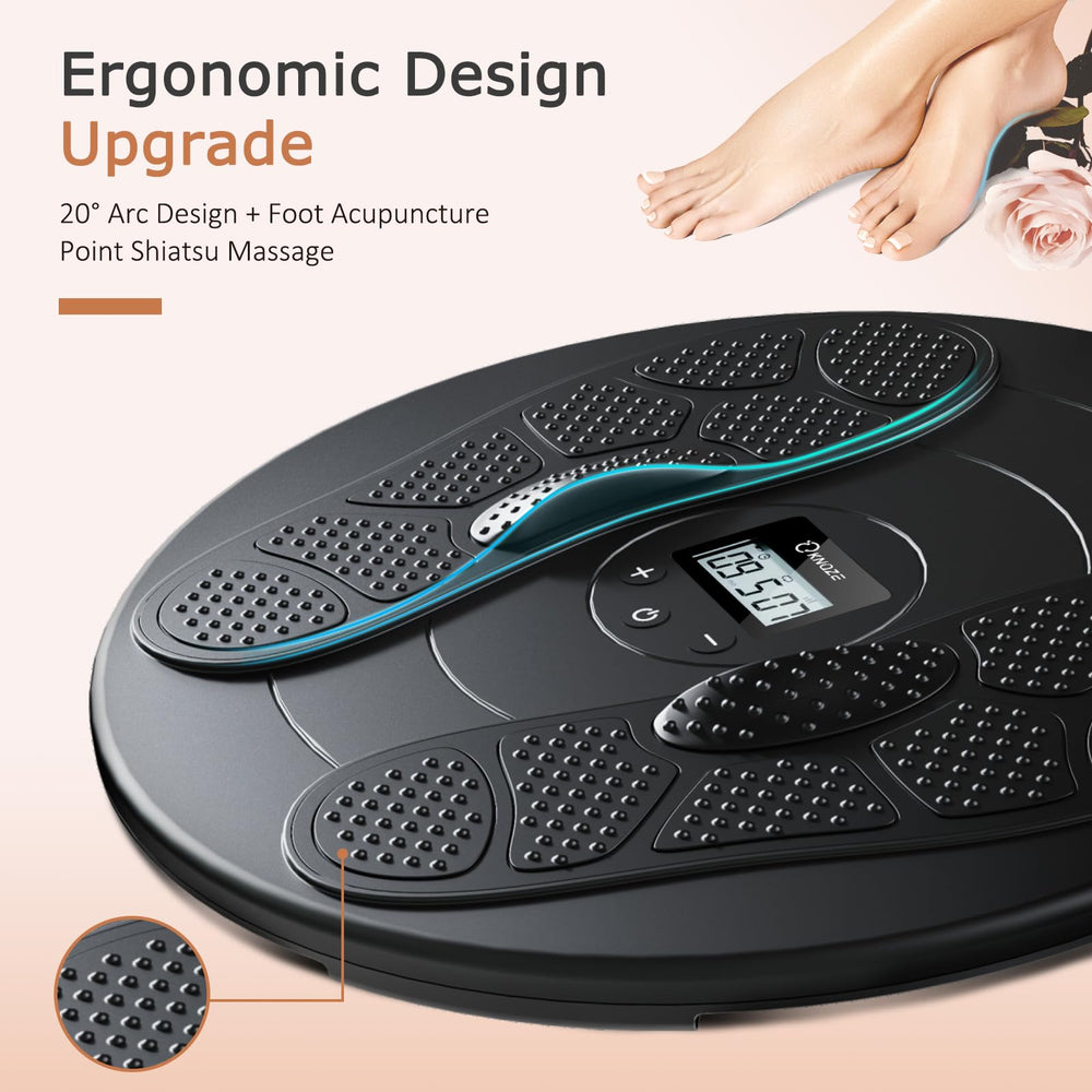 KNQZE foot massager compact enough for portable storage and travel.