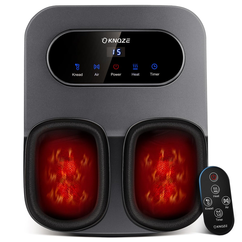 KNQZE foot massager with remote for easy control and targeted relaxation.
