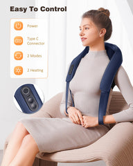 KNQZE graphene heating pads provide fast, even warmth for comfortable tension relief.