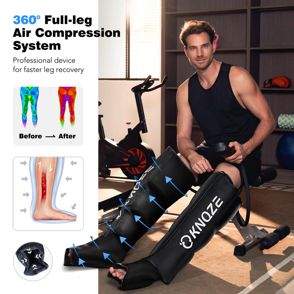 KNQZE massager lower calf chamber to boost circulation and comfort.