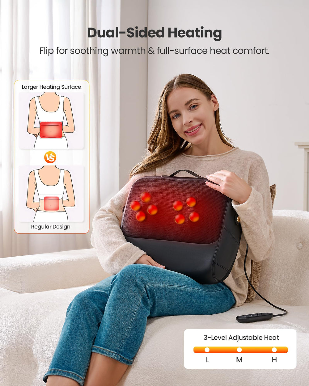 KNQZE lumbar-support design emphasizes ergonomic back support for the lower spine.