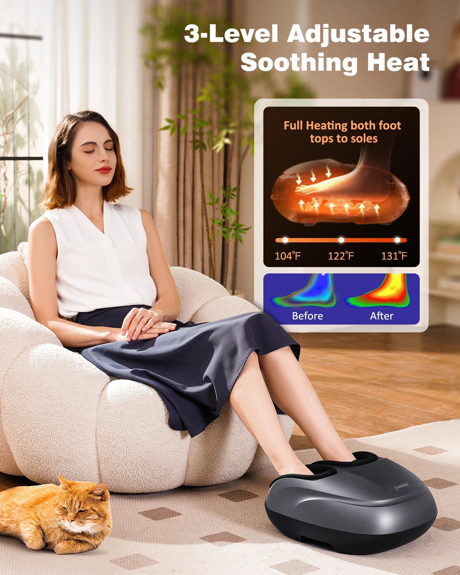 KNQZE upgraded ABS material for easy cleaning