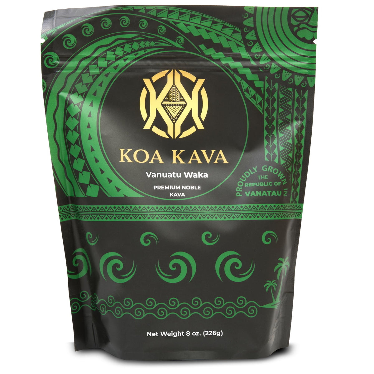 Koa Kava Vanuatu powder packaging for authentic relaxation
