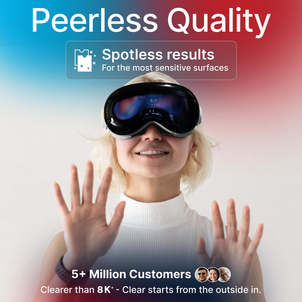 Premium fibers absorb oils for fast, streak-free cleaning.