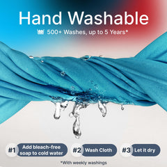 Koala Lifestyle paño reutilizable para lentes y pantallas, limpieza suave azul-morado