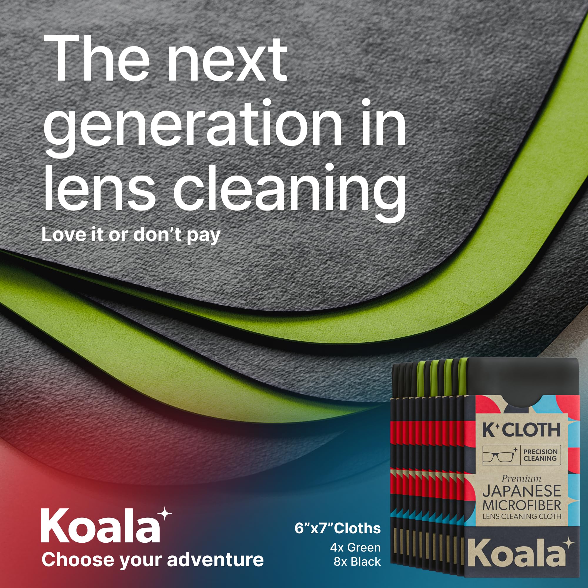 Koala cloth used on smartphone screens for smudge-free clarity.