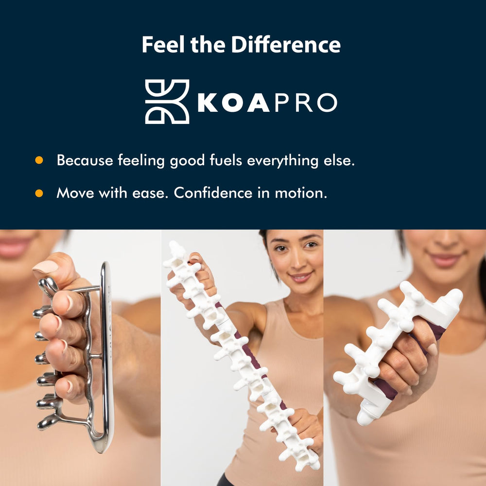 KOAPRO fascia wellness routine supports flexibility and full-body care between sessions