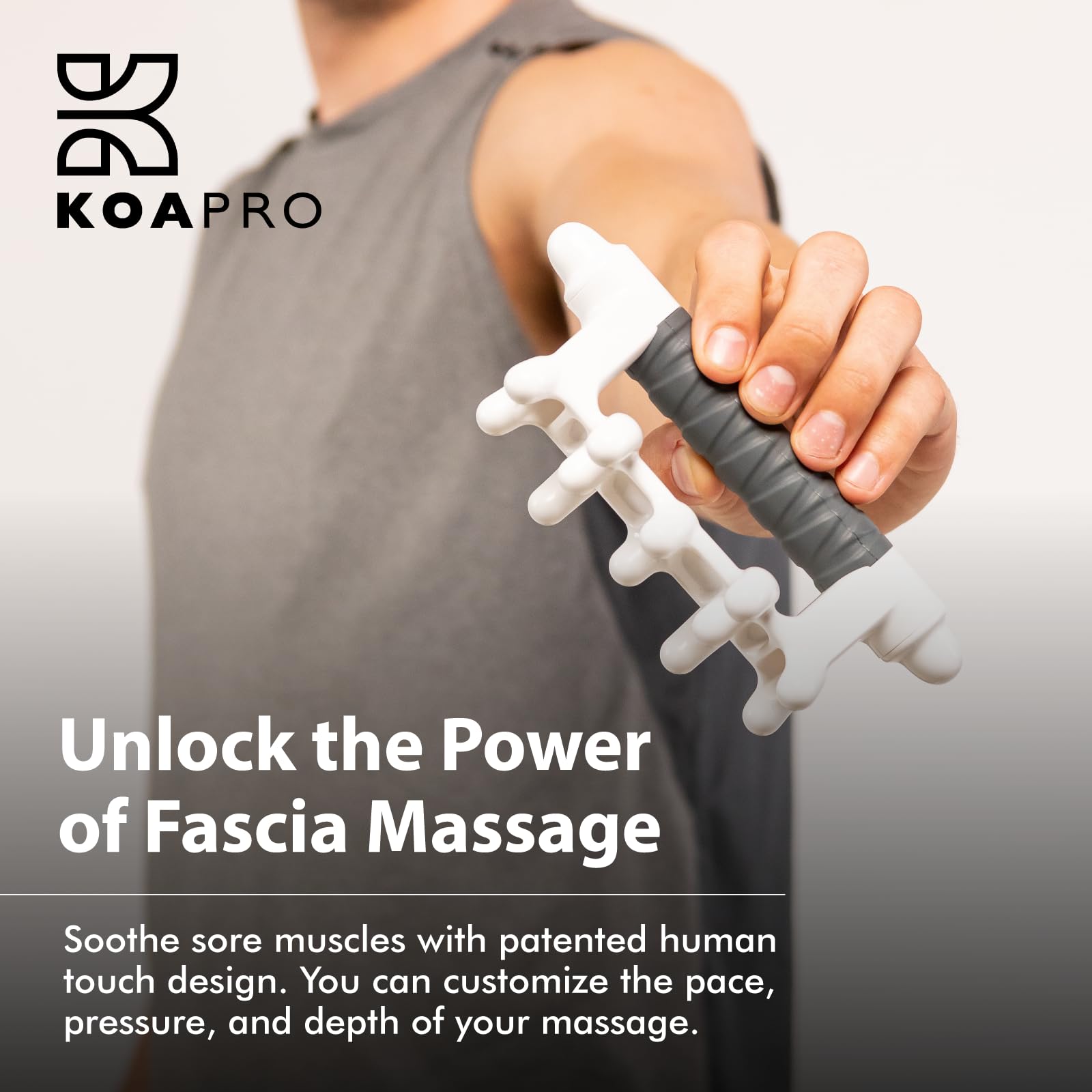 KOAPRO Back and neck use with adjustable pressure at your pace.