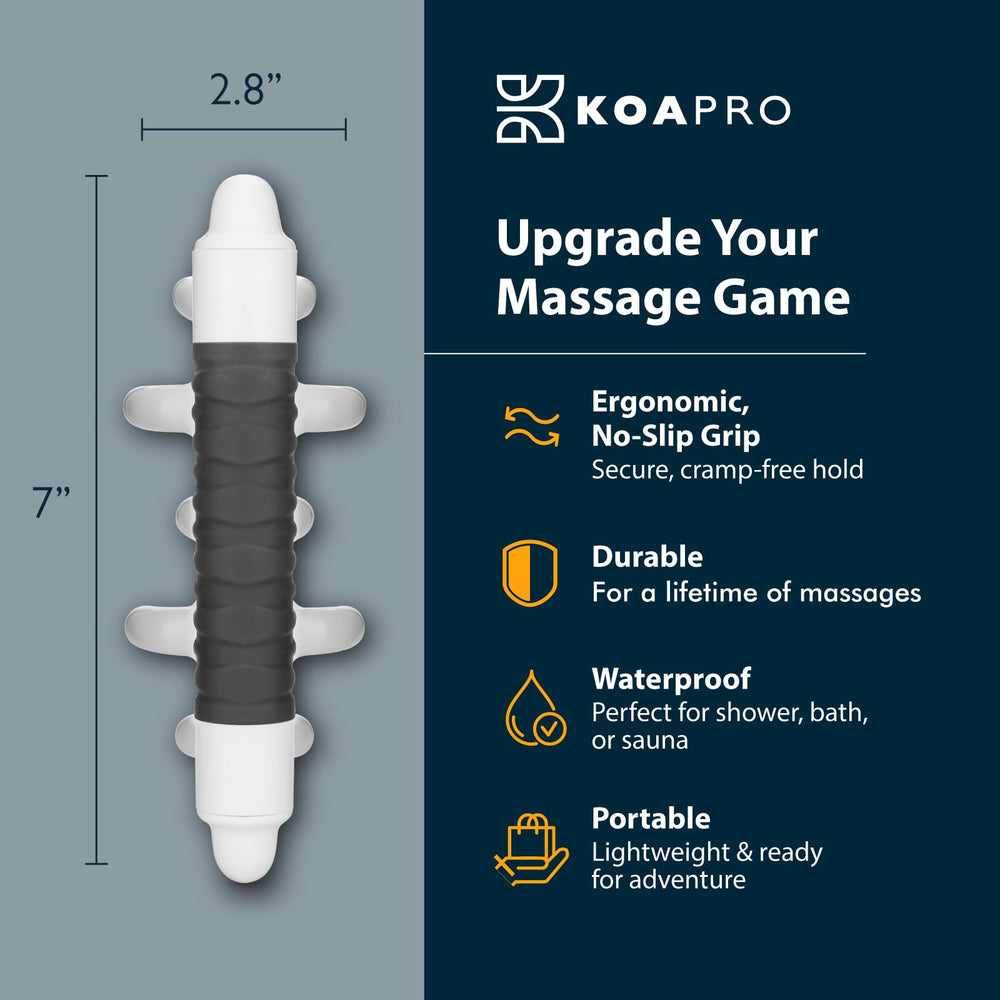 KOAPRO Humantouch design mimics therapist touch for controlled pressure.