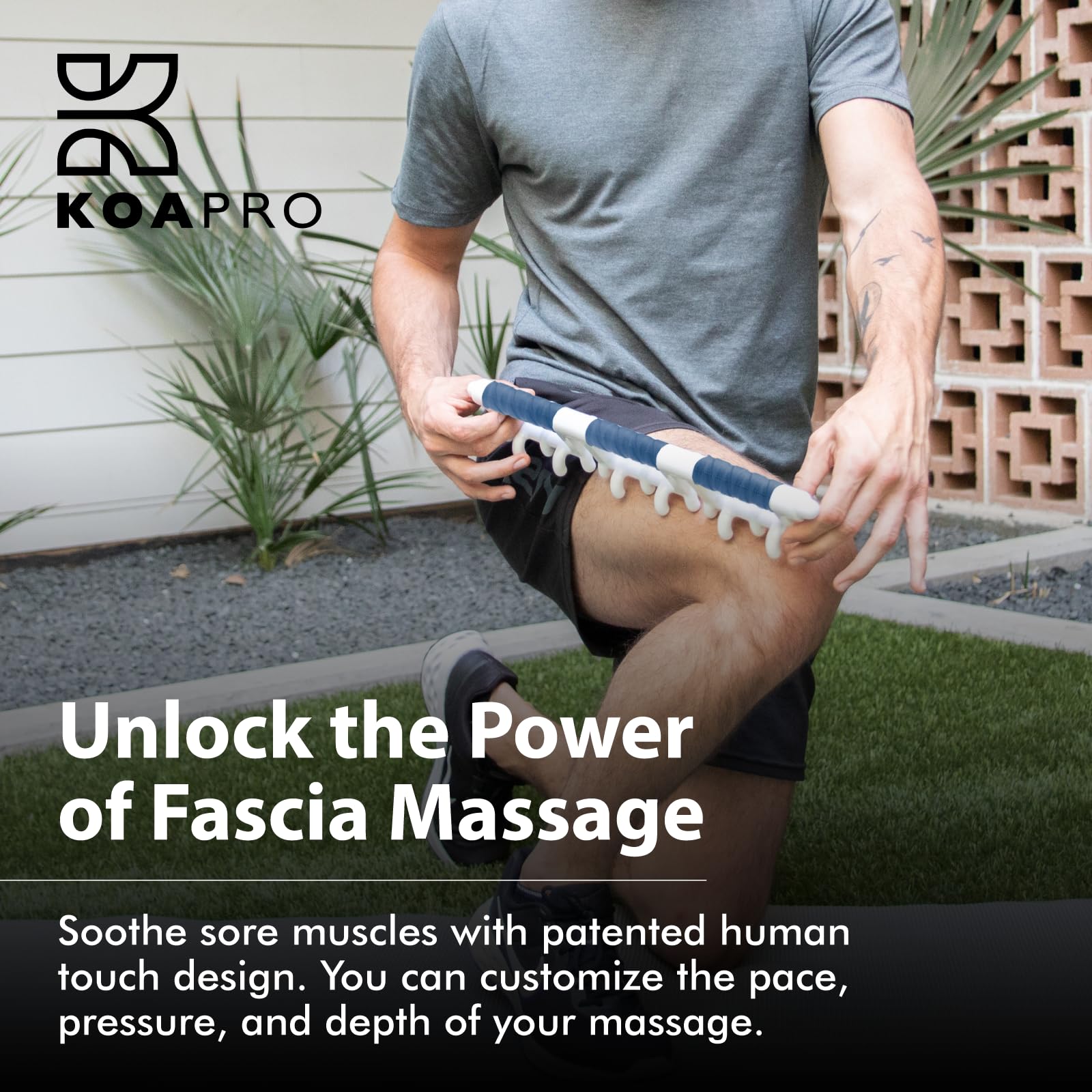 KOAPRO Facia Blaster Tool features an ergonomic grip for easy home use.