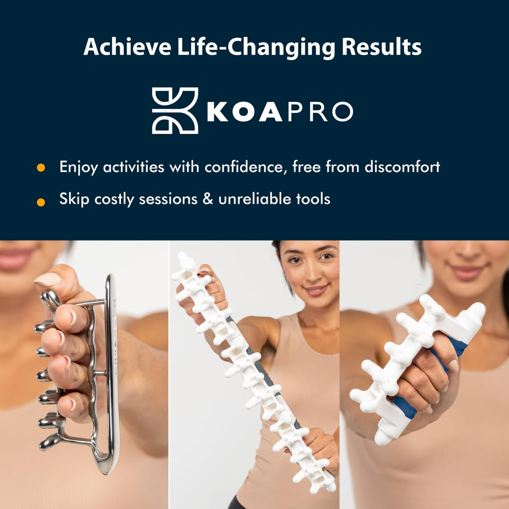 KOAPRO Fascia Blaster targets legs and hips for mobility