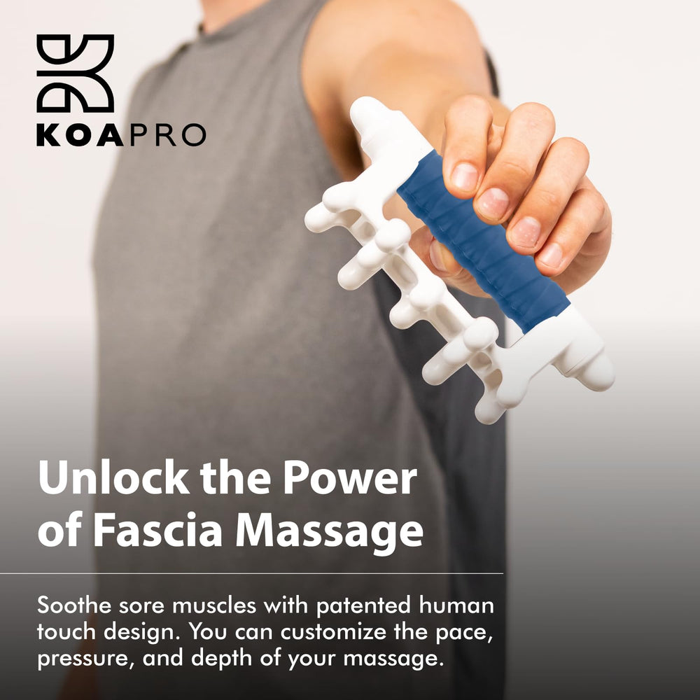 KOAPRO Fascia Blaster used for neck massage and tension release