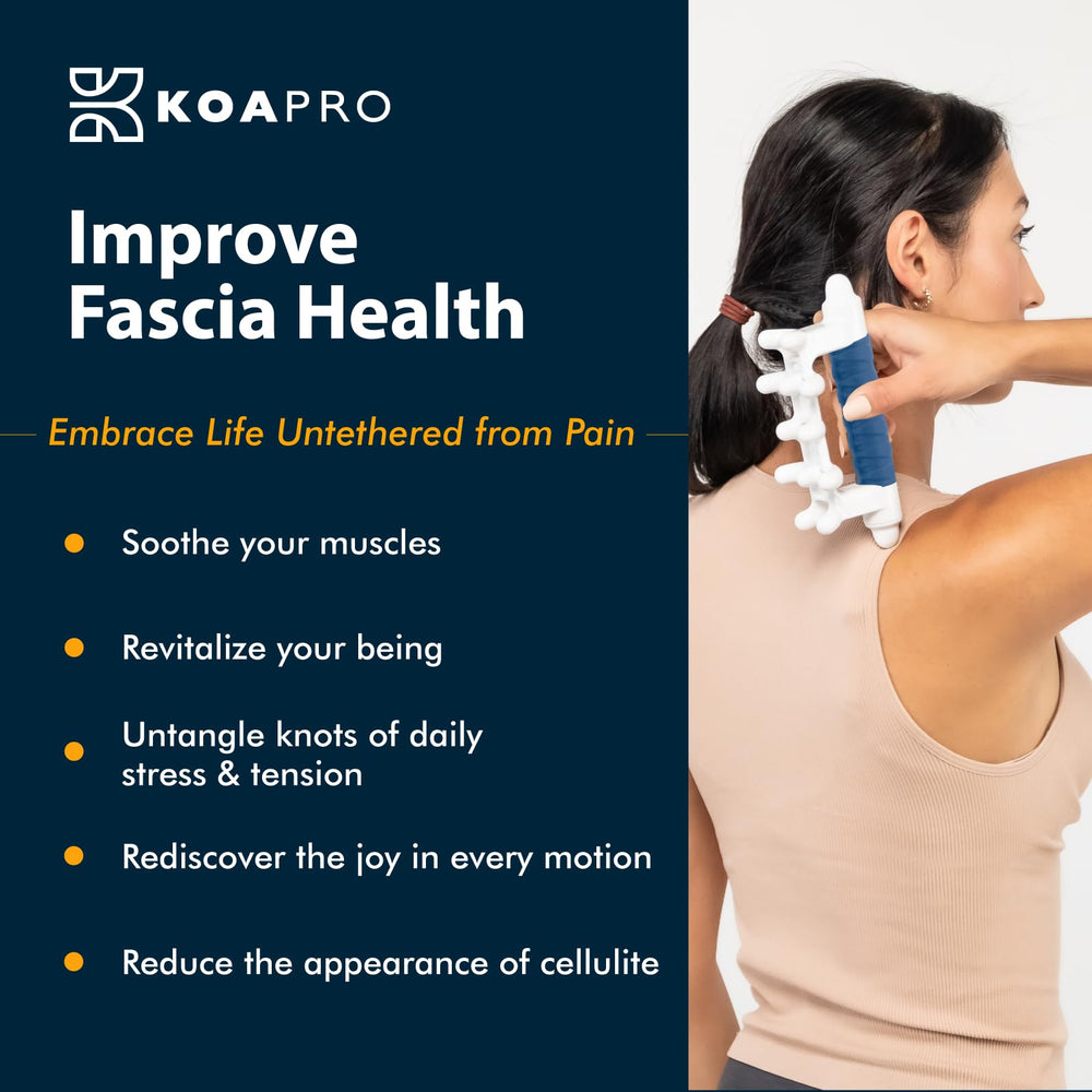 KOAPRO Fascia Blaster offers therapist-like touch for targeted relief