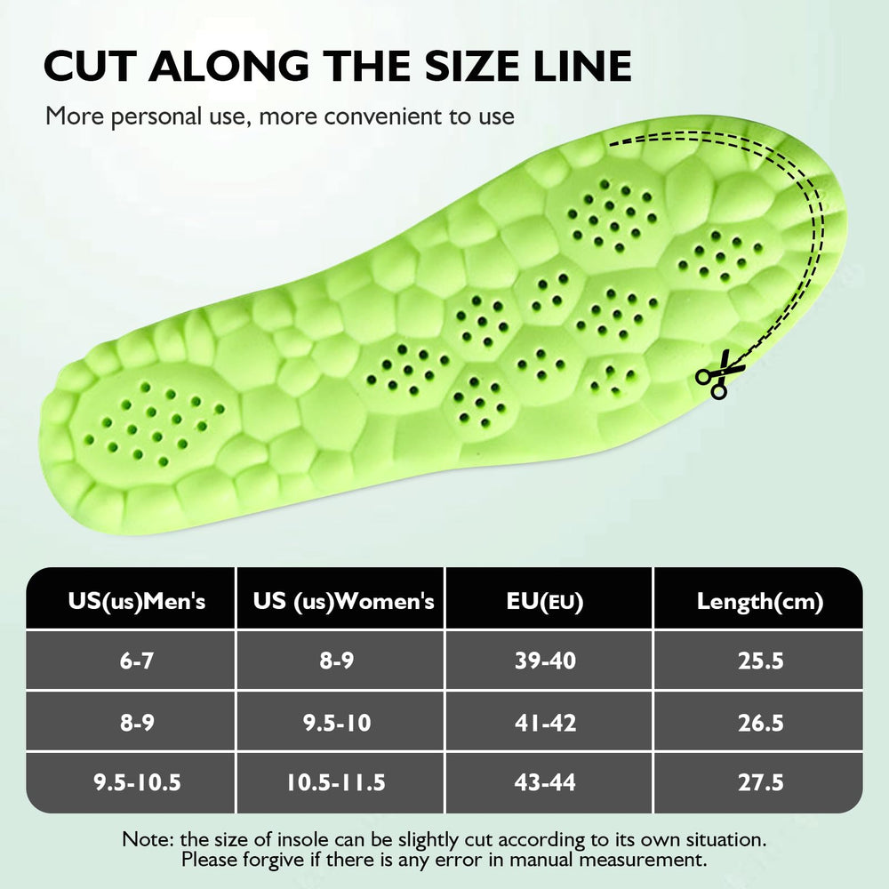 KOAVDMT breathable honeycomb design keeps feet cool during long wear.