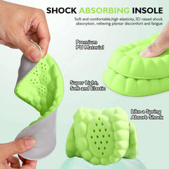 KOAVDMT insoles deliver shock absorption to reduce foot fatigue during workouts.