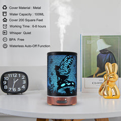 KOBODON aromatherapy diffuser doubles as an ambient night light with soft glow.