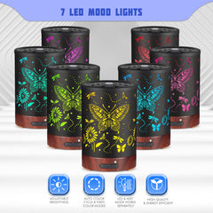 Kobodon diffuser with 7 color LED lights creates ambient mood lighting