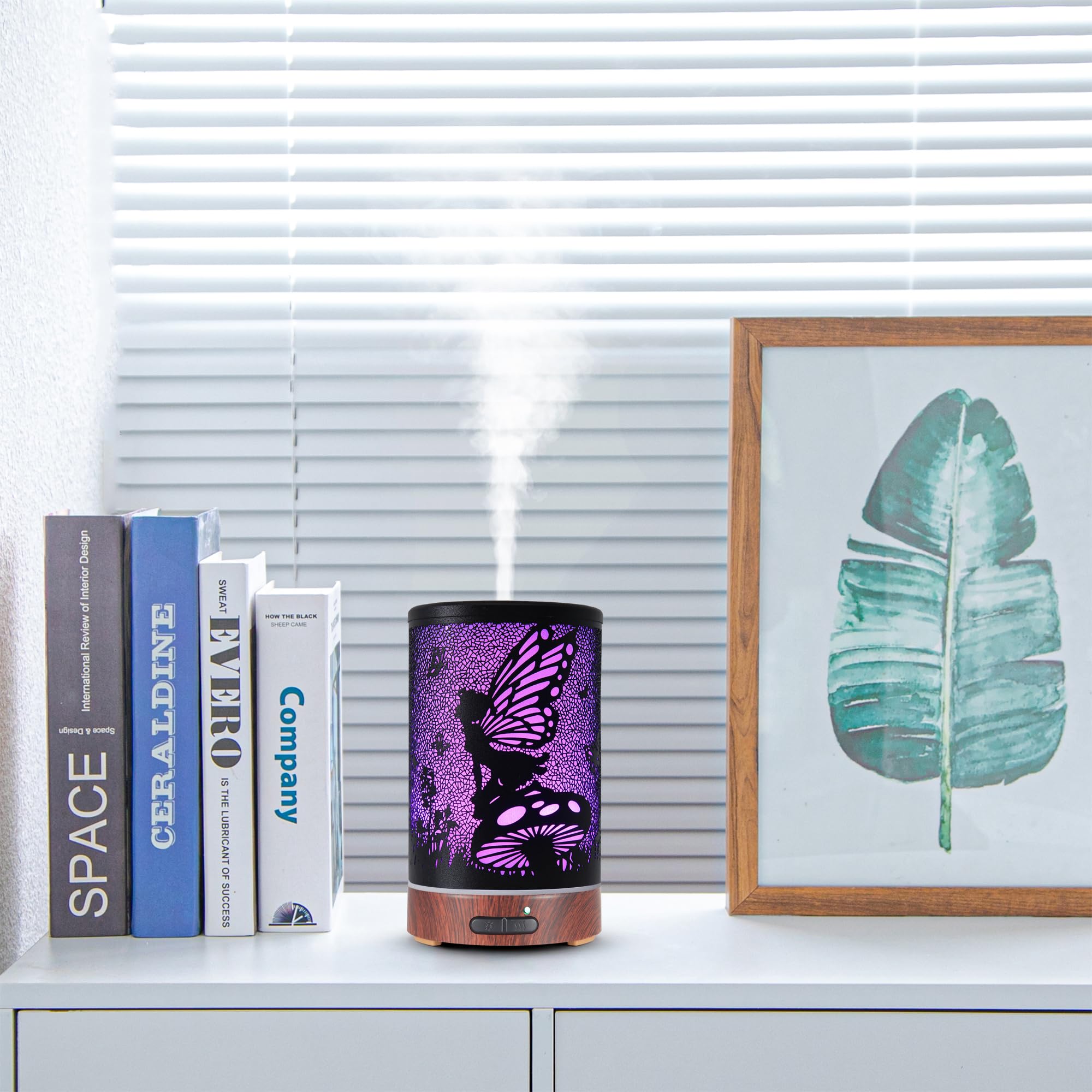 KOBODON Flower Fairy diffuser enhances home or office atmosphere with subtle fragrance.